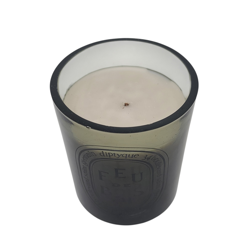 diptyque grey firewood  Glass Scented Candle